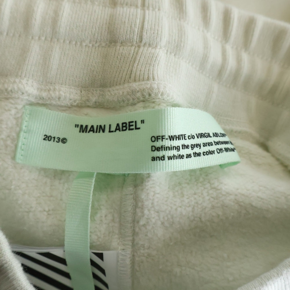 OFF-WHITE(オフホワイト) ロゴデザイン ハーフパンツ ショーツ ホワイト OMCI005F181920320288