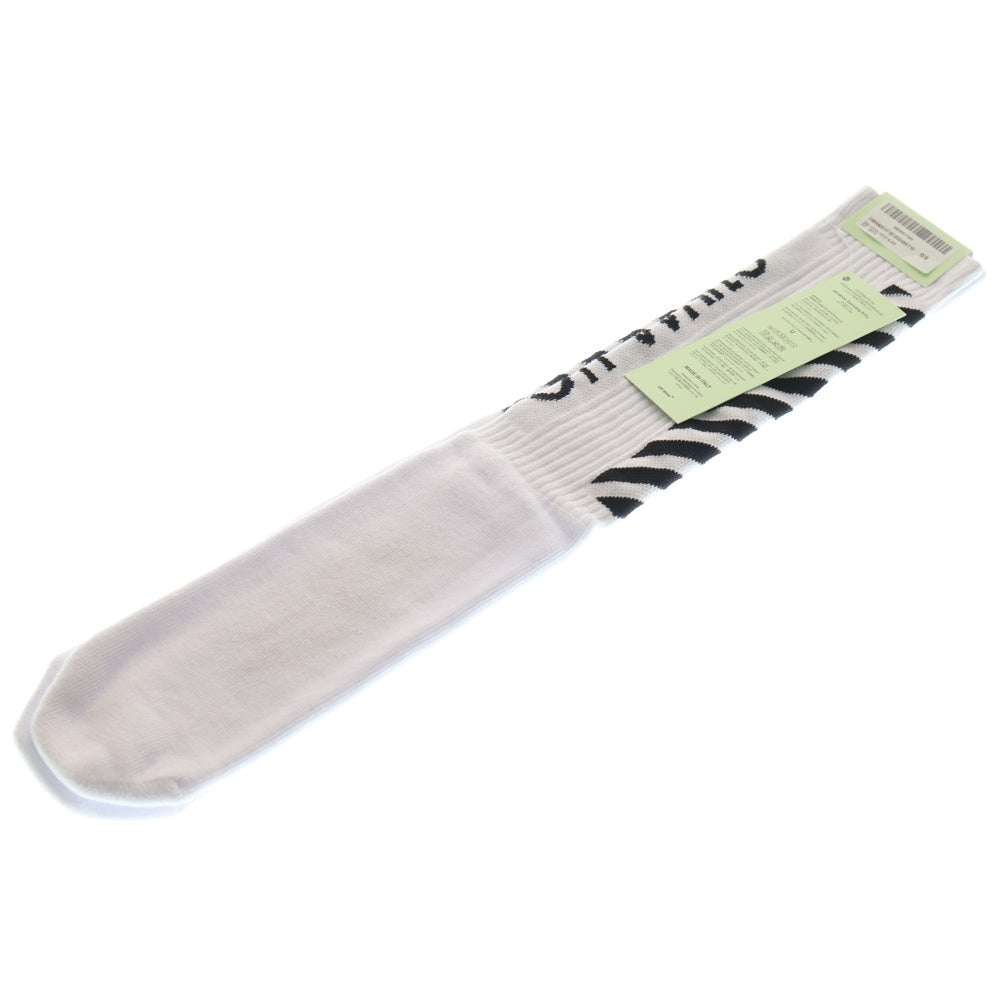 OFF-WHITE(オフホワイト) ロゴデザインソックス 靴下 ホワイト OMRA001F181200490110