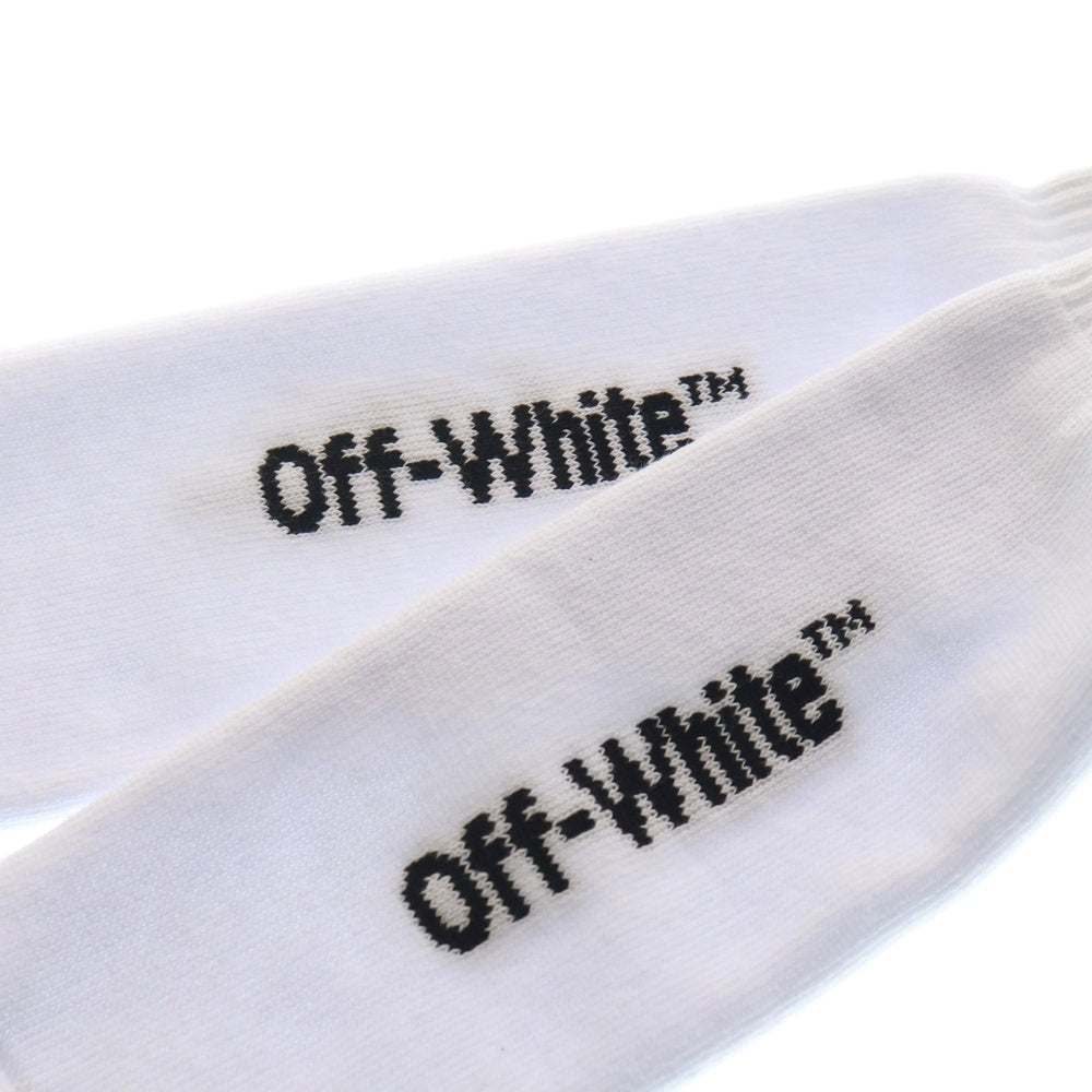 OFF-WHITE(オフホワイト) ロゴデザインソックス 靴下 ホワイト OMRA001F181200490110