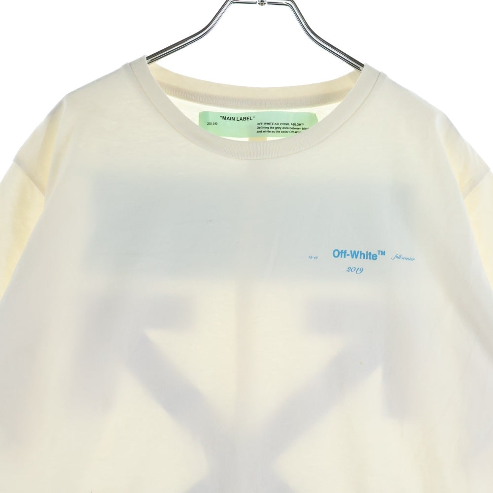 OFF-WHITE(オフホワイト) バックロゴデザイン半袖Tシャツ カットソー ホワイト OMAA027F18185005