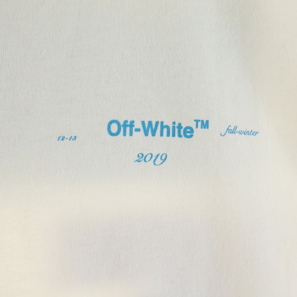 OFF-WHITE(オフホワイト) バックロゴデザイン半袖Tシャツ カットソー ホワイト OMAA027F18185005