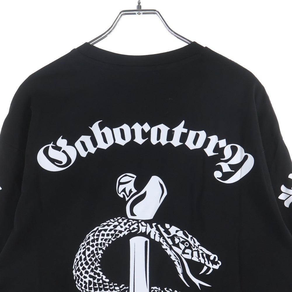 Gaboratory/Gabor(ガボラトリー/ガボール) Atelier Mark Long Sleeve アトリエマーク 長袖Tシャツ ロンT カットソー ブラック