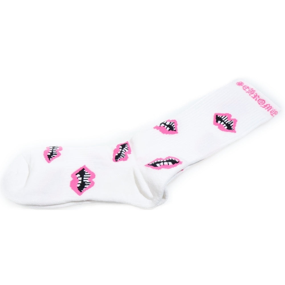 CHROME HEARTS(クロムハーツ) MATTY BOY CHOMPER SOCKS マッティボーイ チョンパー ソックス 靴下 ホワイト/ピンク