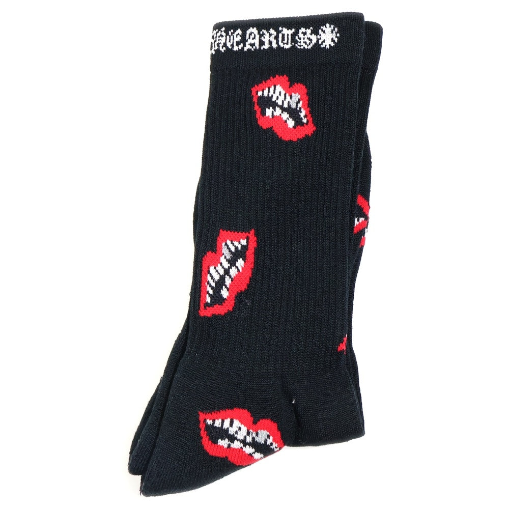 CHROME HEARTS(クロムハーツ) MATTY BOY CHOMPER SOCKS マッティボーイ チョンパー ソックス 靴下 ブラック/レッド