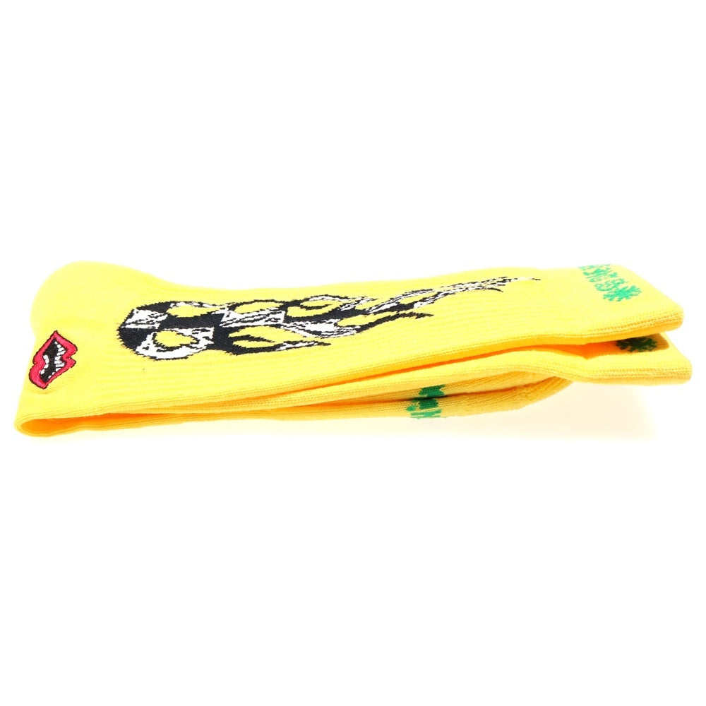 CHROME HEARTS(クロムハーツ) MATTY BOY CHOMPER SOCKS マッティボーイ チョンパー ソックス ファイヤーデザイン 靴下