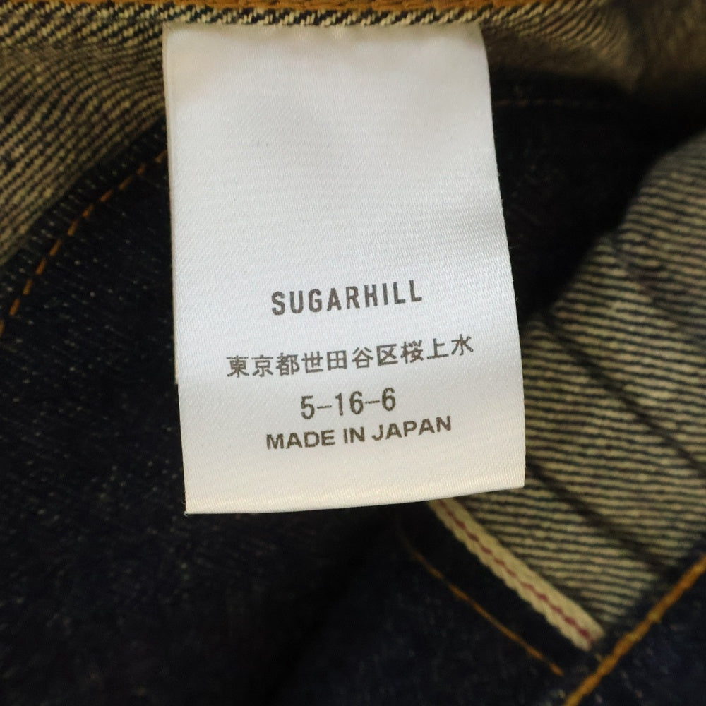 SUGARHILL(シュガーヒル) Classic Denim Jacket クラシックデニムジャケット Gジャン インディゴ CLASS01