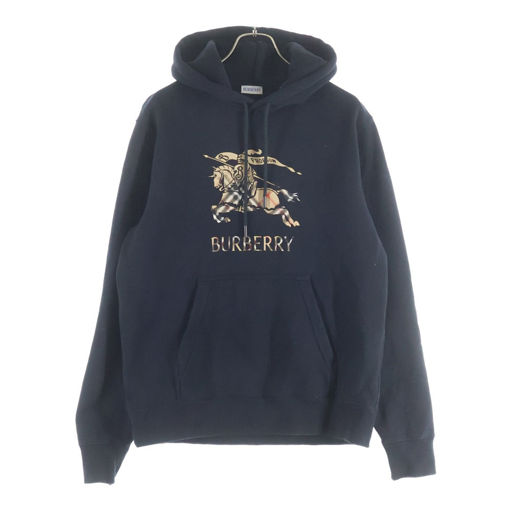 BURBERRY(バーバリー) フロントロゴ プルオーバーパーカー フーディー ブラック 8119021