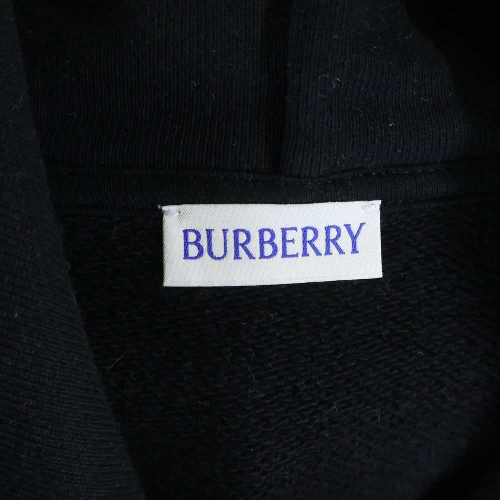 BURBERRY(バーバリー) フロントロゴ プルオーバーパーカー フーディー ブラック 8119021