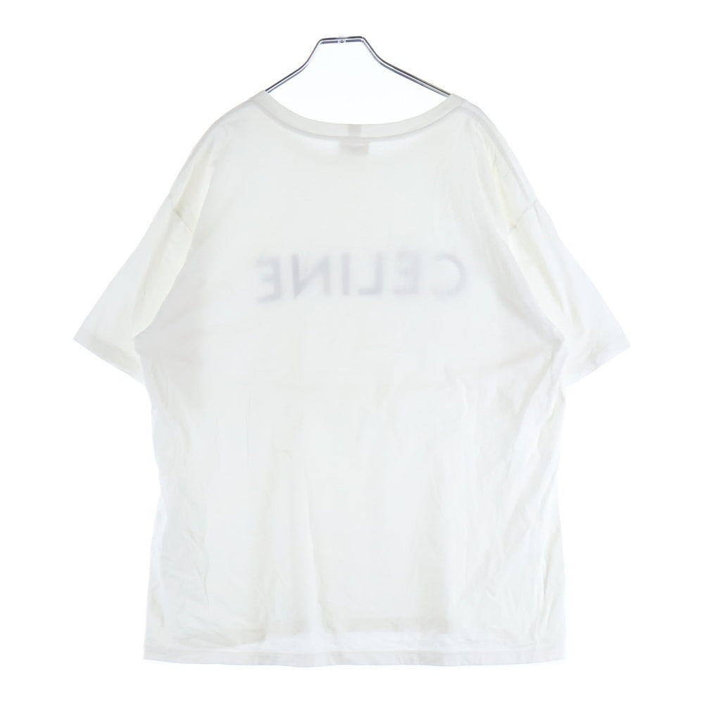 CELINE(セリーヌ) ロゴプリント 半袖Tシャツ カットソー ホワイト 2X681671Q