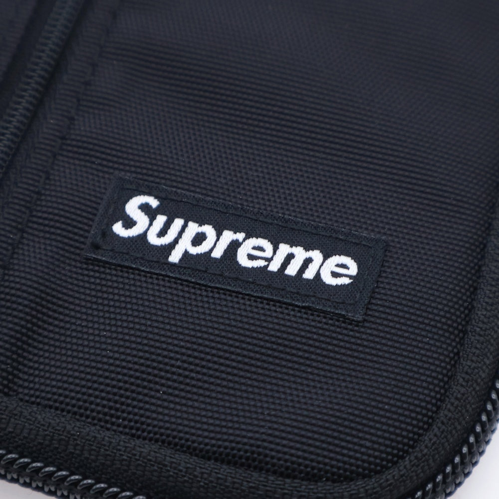 SUPREME(シュプリーム) 19AW Small zip wallet スモール ジップ ウォレット ポーチ ブラック