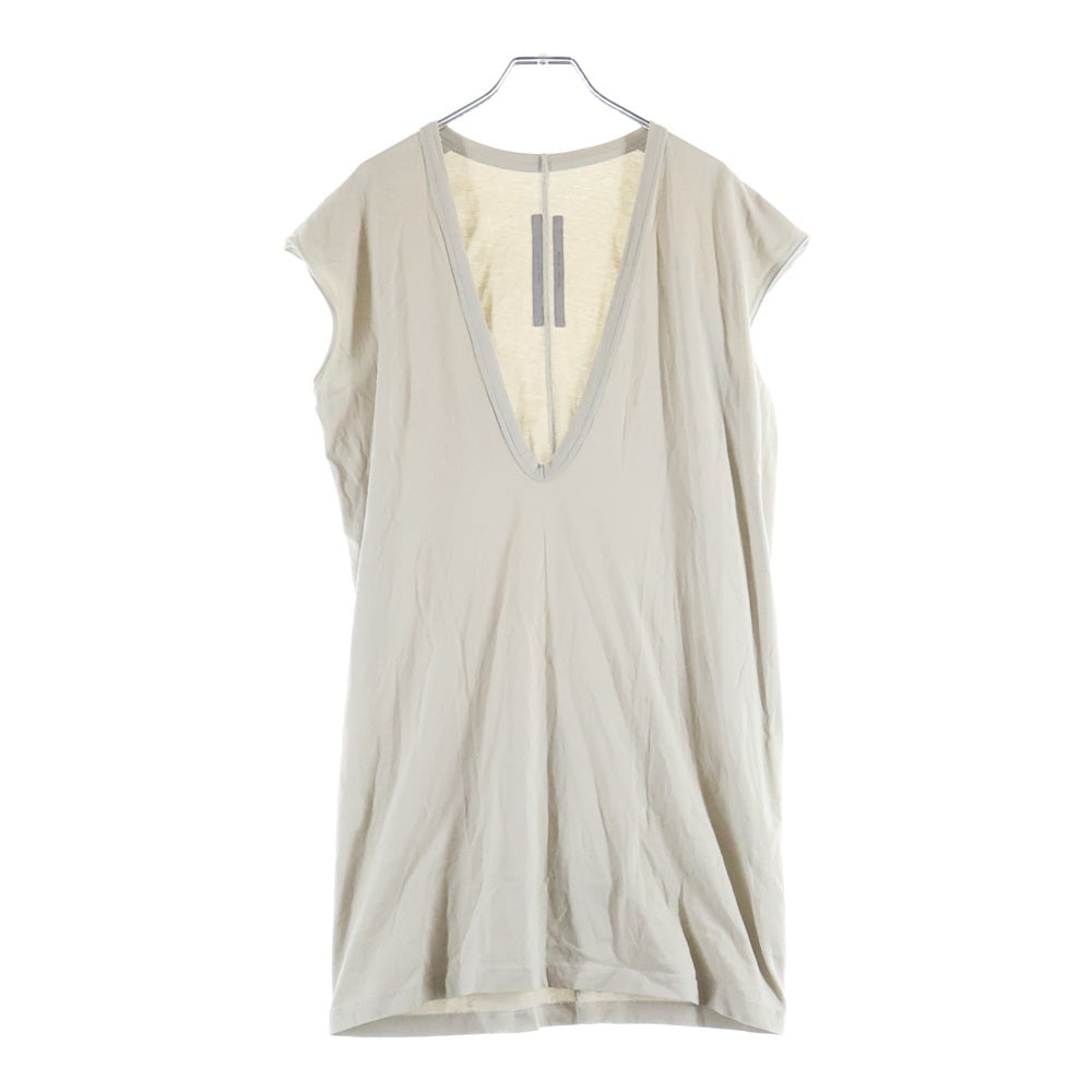 Rick Owens(リックオウエンス) DYLAN ディラン ノースリーブ タンクトップ ベージュ RO20S1250-RN