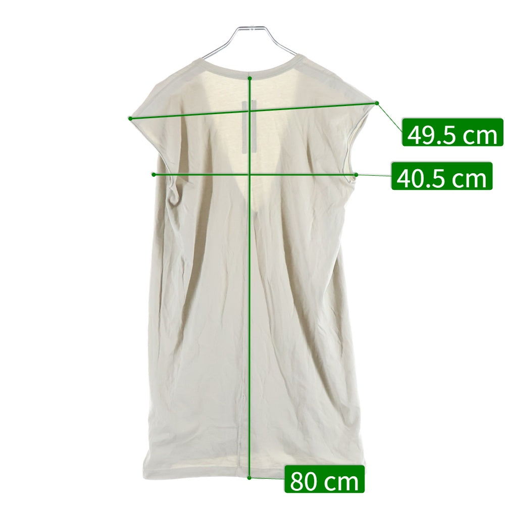 Rick Owens(リックオウエンス) DYLAN ディラン ノースリーブ タンクトップ ベージュ RO20S1250-RN