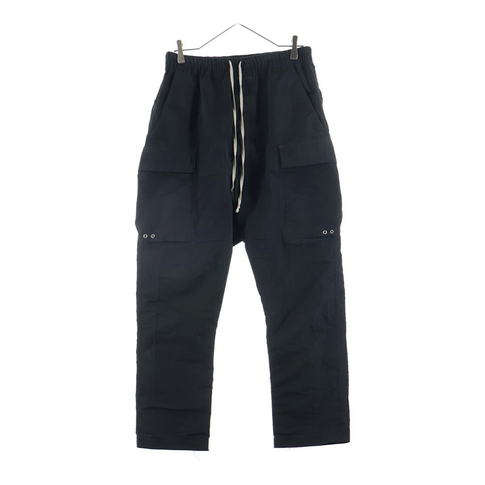 Rick Owens(リックオウエンス) CARGO LONG サルエルカーゴロングパンツ ジョガーパンツ ブラック RU02D6379-FK