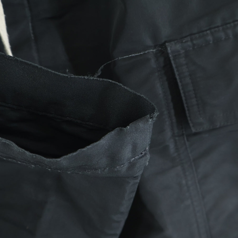 Rick Owens(リックオウエンス) CARGO LONG サルエルカーゴロングパンツ ジョガーパンツ ブラック RU02D6379-FK