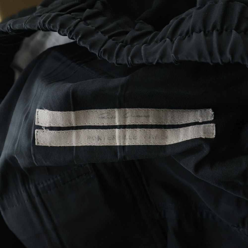 Rick Owens(リックオウエンス) CARGO LONG サルエルカーゴロングパンツ ジョガーパンツ ブラック RU02D6379-FK