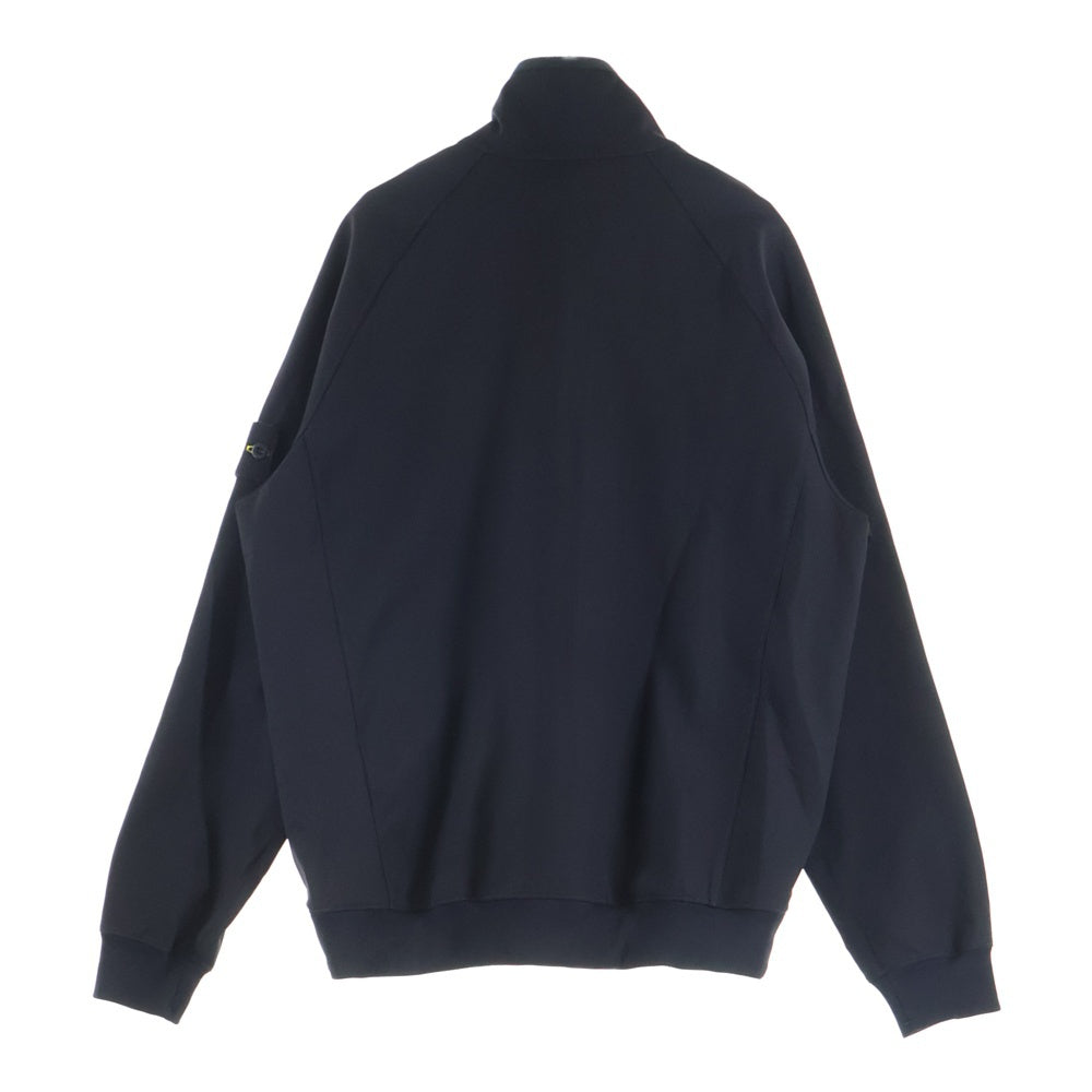 STONE ISLAND(ストーンアイランド) 23SS FELPA GIUBBOTTO JACKE ストレッチナイロン ジップアップジャケット ブラック 781560753