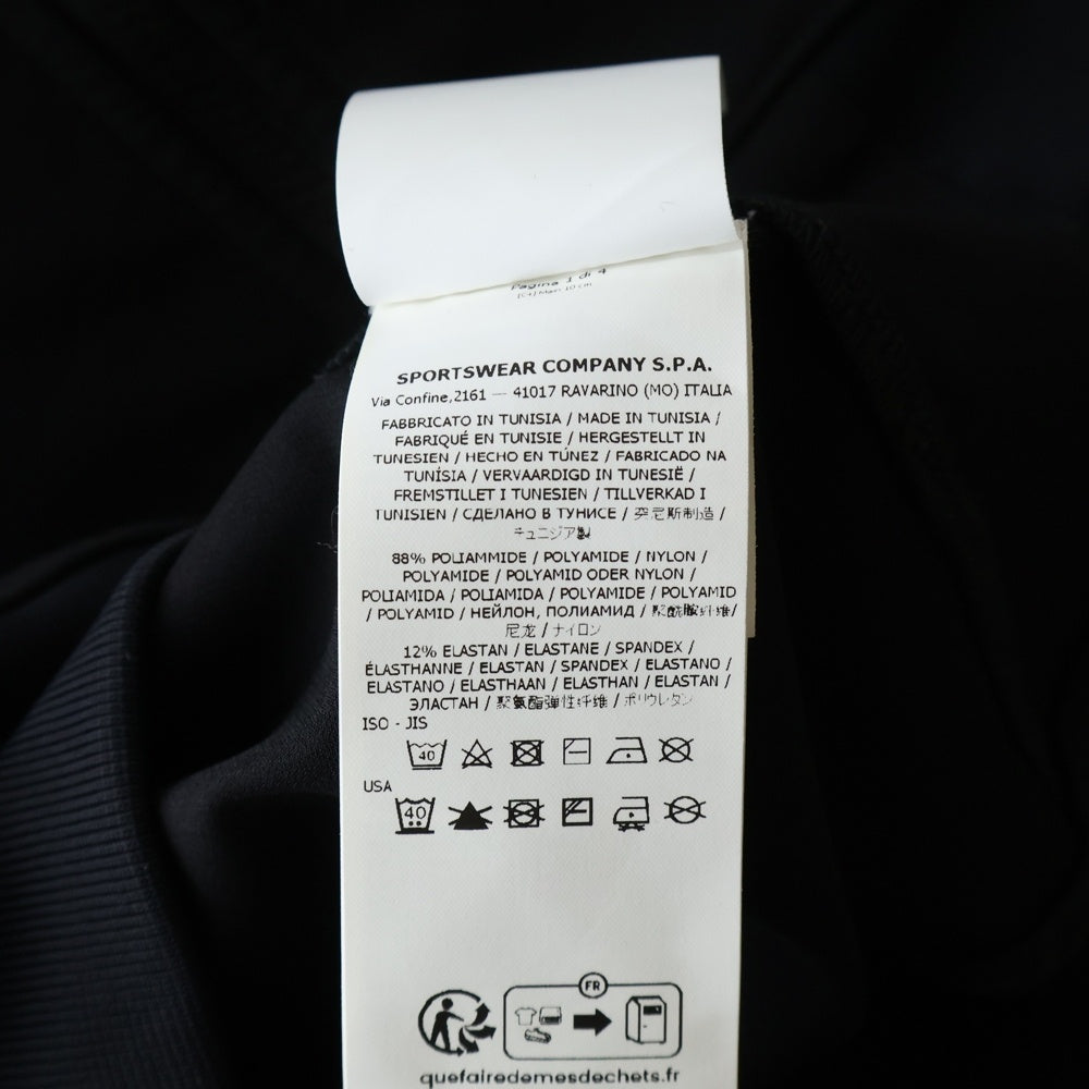 STONE ISLAND(ストーンアイランド) 23SS FELPA GIUBBOTTO JACKE ストレッチナイロン ジップアップジャケット ブラック 781560753