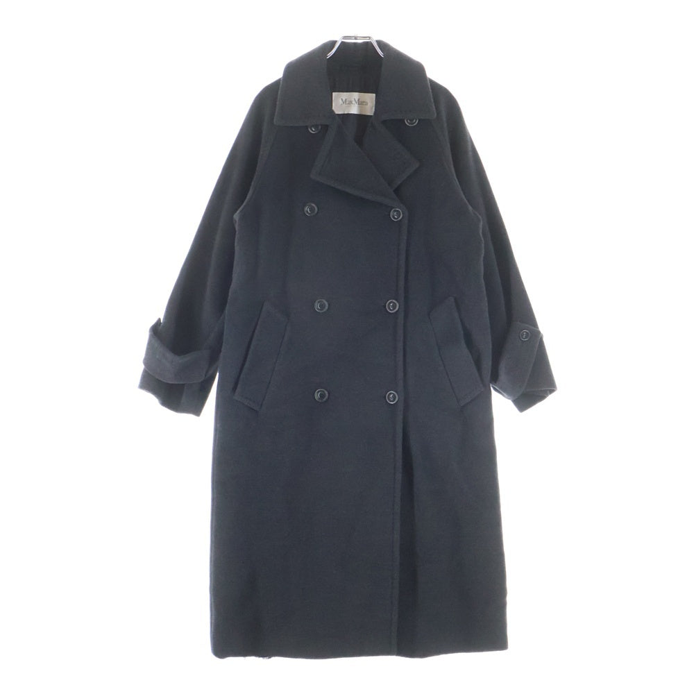 美品★着丈132㎝★MaxMara★ダブルブレスト★ロングチェスターコート★44 Max Mara(マックスマーラ) ダブルブレスト ウール ロング レディース