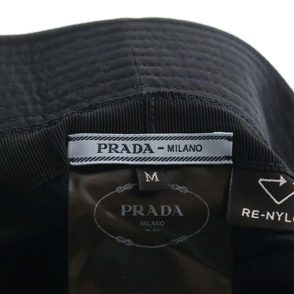 PRADA(プラダ) Re-Nylon バケットハット 帽子 ブラック 1HC137 2DMI レディース
