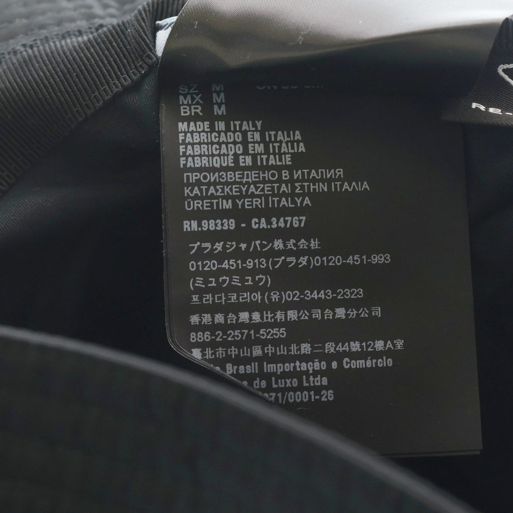 PRADA(プラダ) Re-Nylon バケットハット 帽子 ブラック 1HC137 2DMI レディース