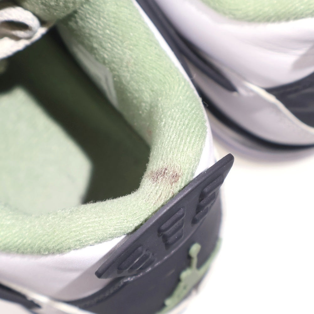 NIKE(ナイキ) AIR JORDAN 4 RETRO エア ジョーダン 4 レトロ ハイカットスニーカー シューズ ホワイト/グリーン US7.5/24.5cm AQ9129-103 レディース