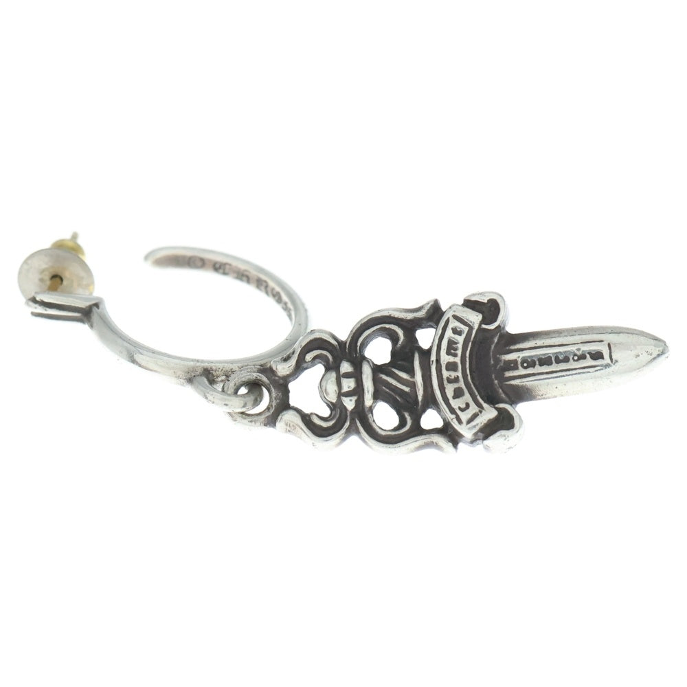 CHROME HEARTS(クロムハーツ) No5 DAGGER #5 ダガーフープ ピアス シルバー BCA106