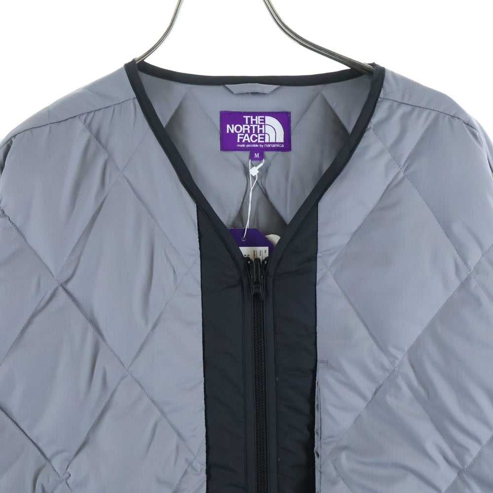 THE NORTH FACE PURPLE LABEL(ノースフェイスパープルレーベル) PLAS Field Down Cardigan プラスフィールドダウンカーディガン グレー N25FA036