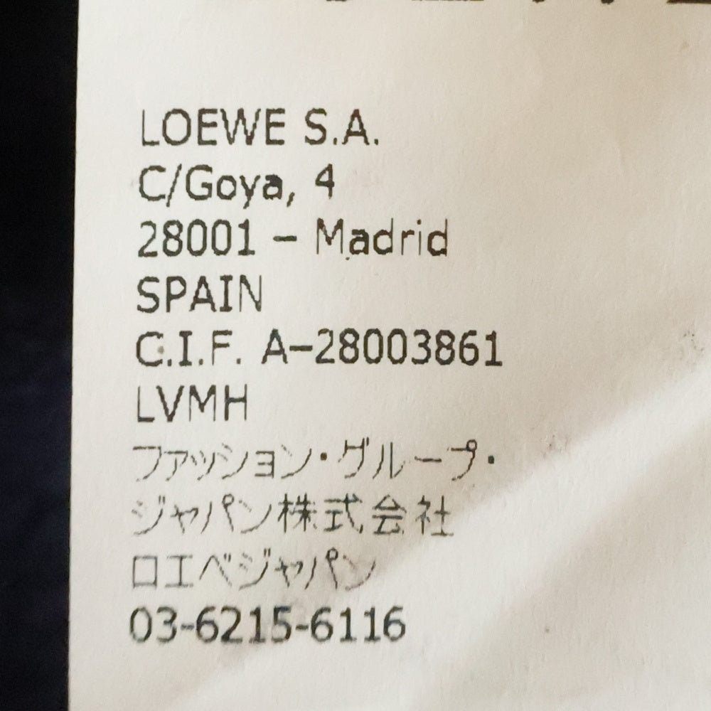 LOEWE(ロエベ) アナグラム エンブロイダリー ロゴ スウェット プルオーバー パーカー ネイビー H526341XA0