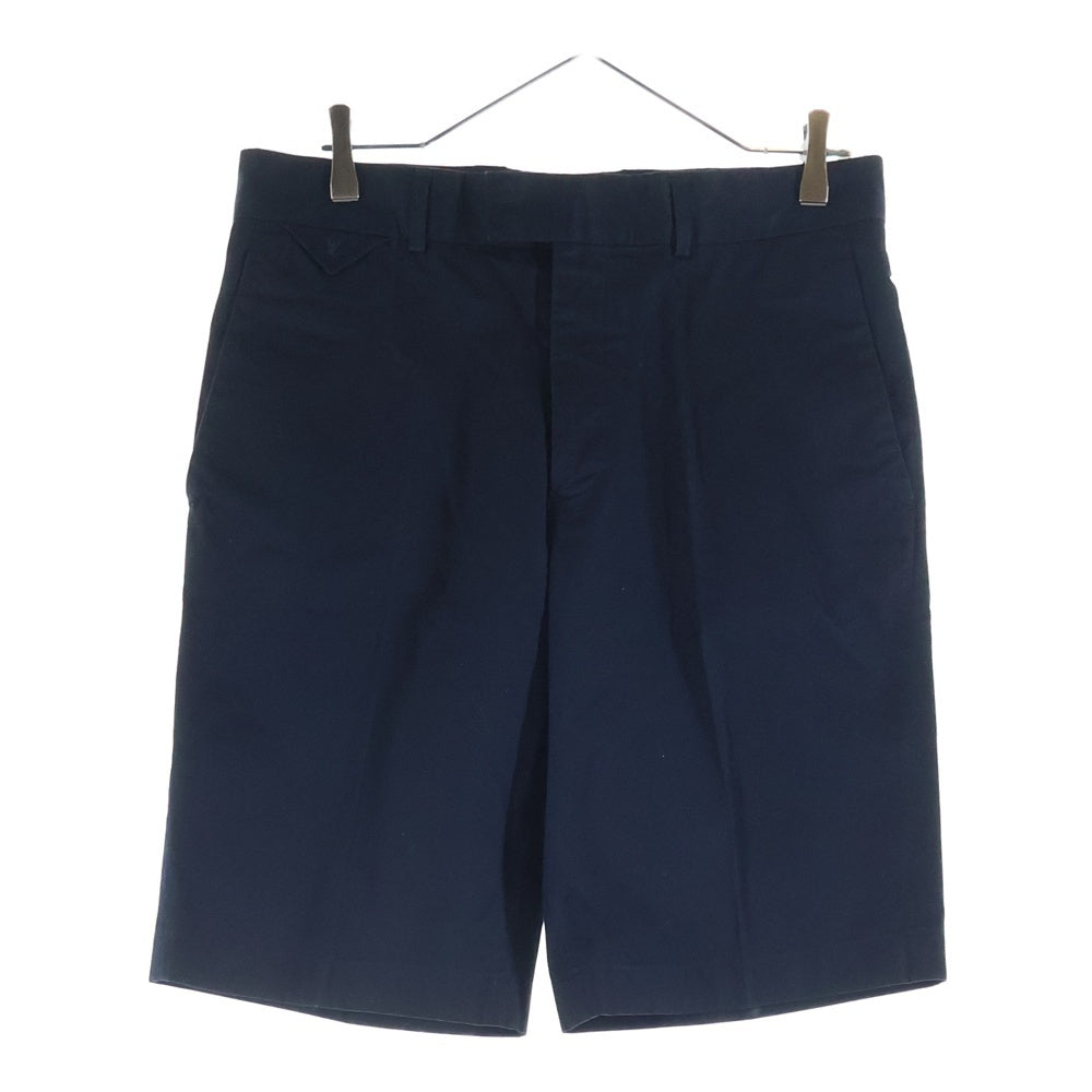 LOUIS VUITTON(ルイヴィトン) 14SS LVロゴ装飾 コットンハーフパンツ ショーツ ネイビー
