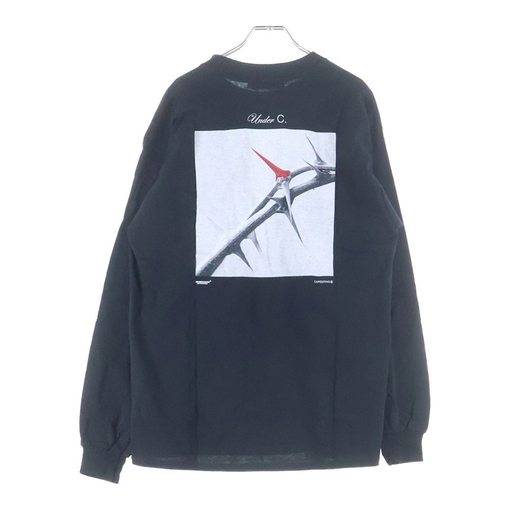 UNDERCOVER(アンダーカバー) ×Careering キャリアリング ロゴプリント長袖Tシャツ カットソー ブラック UCV7805