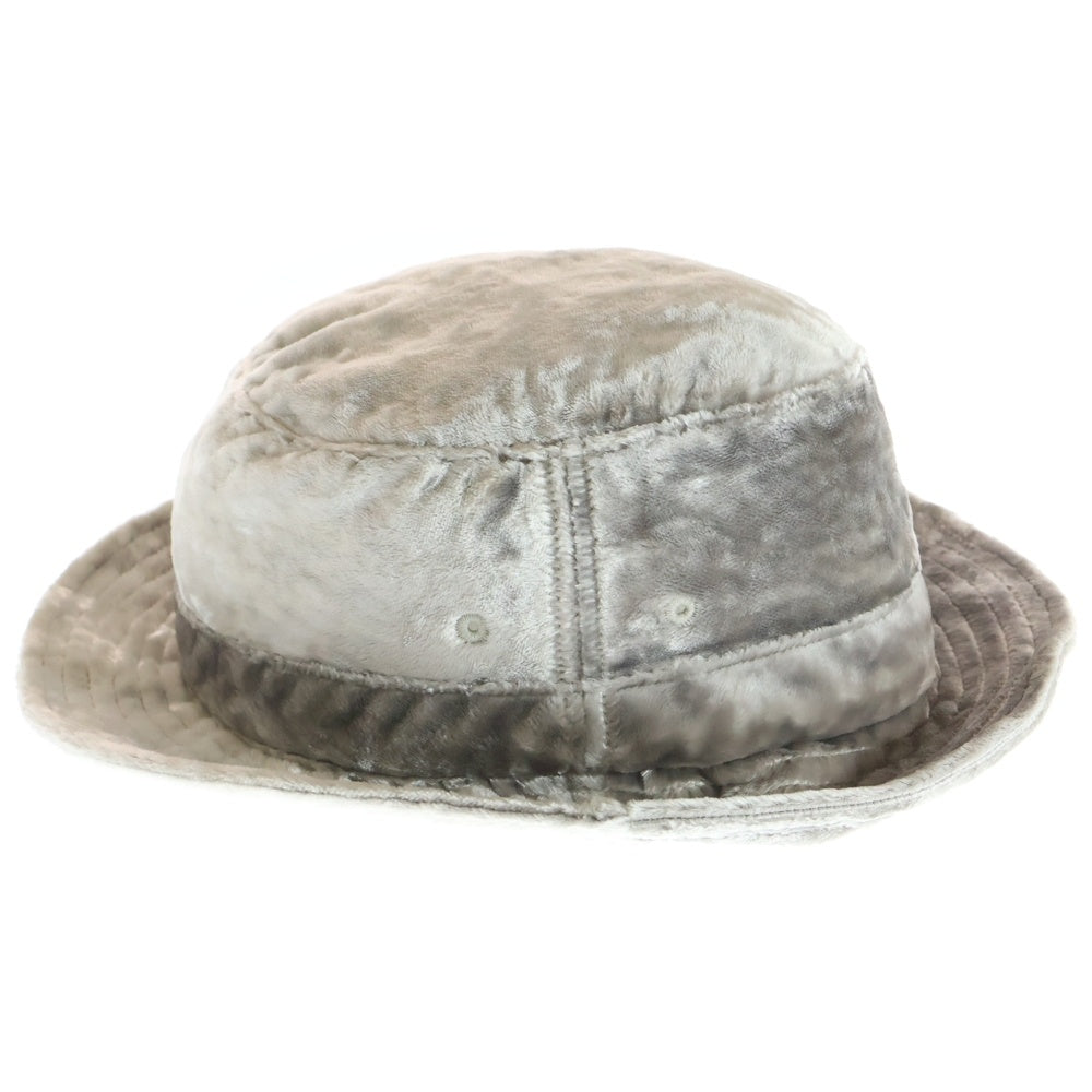 SUPREME(シュプリーム) 22SS Crushed Velvet Crusher クラッシュ ベルベットクラッシャーハット ベージュ