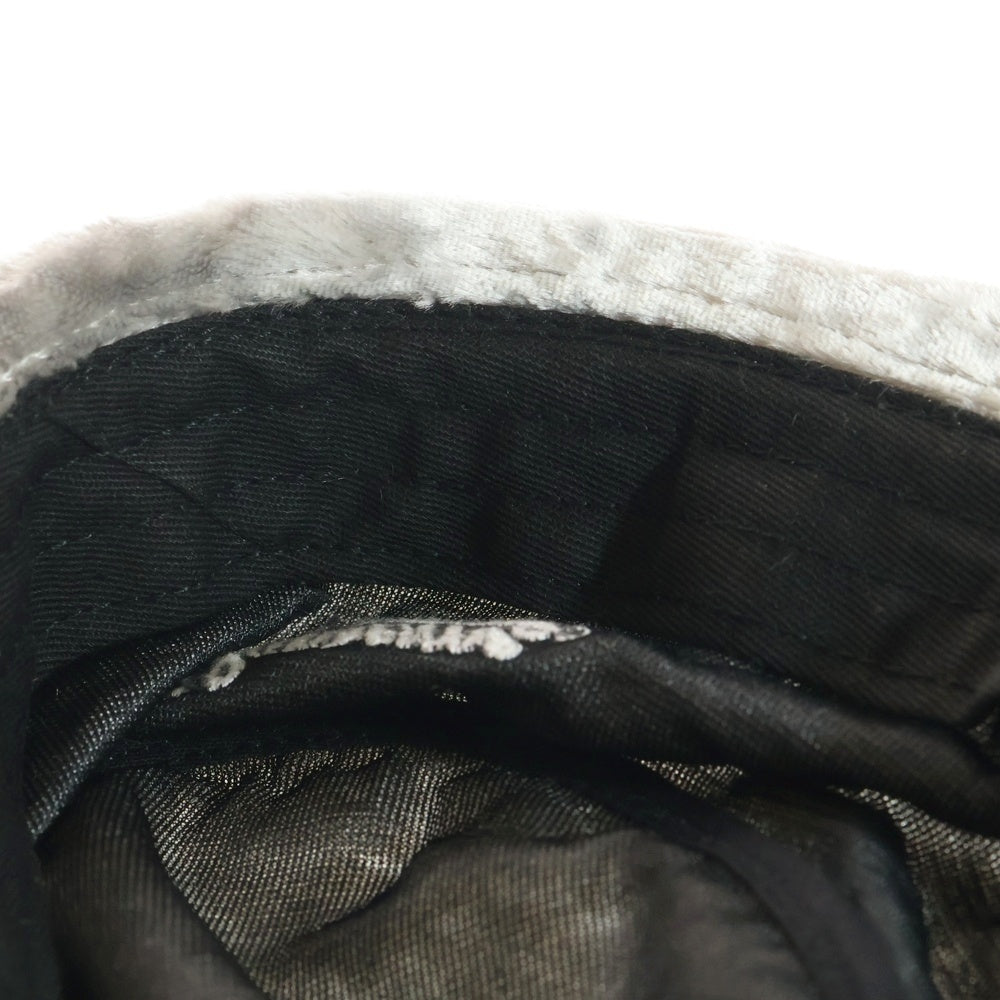 SUPREME(シュプリーム) 22SS Crushed Velvet Crusher クラッシュ ベルベットクラッシャーハット ベージュ