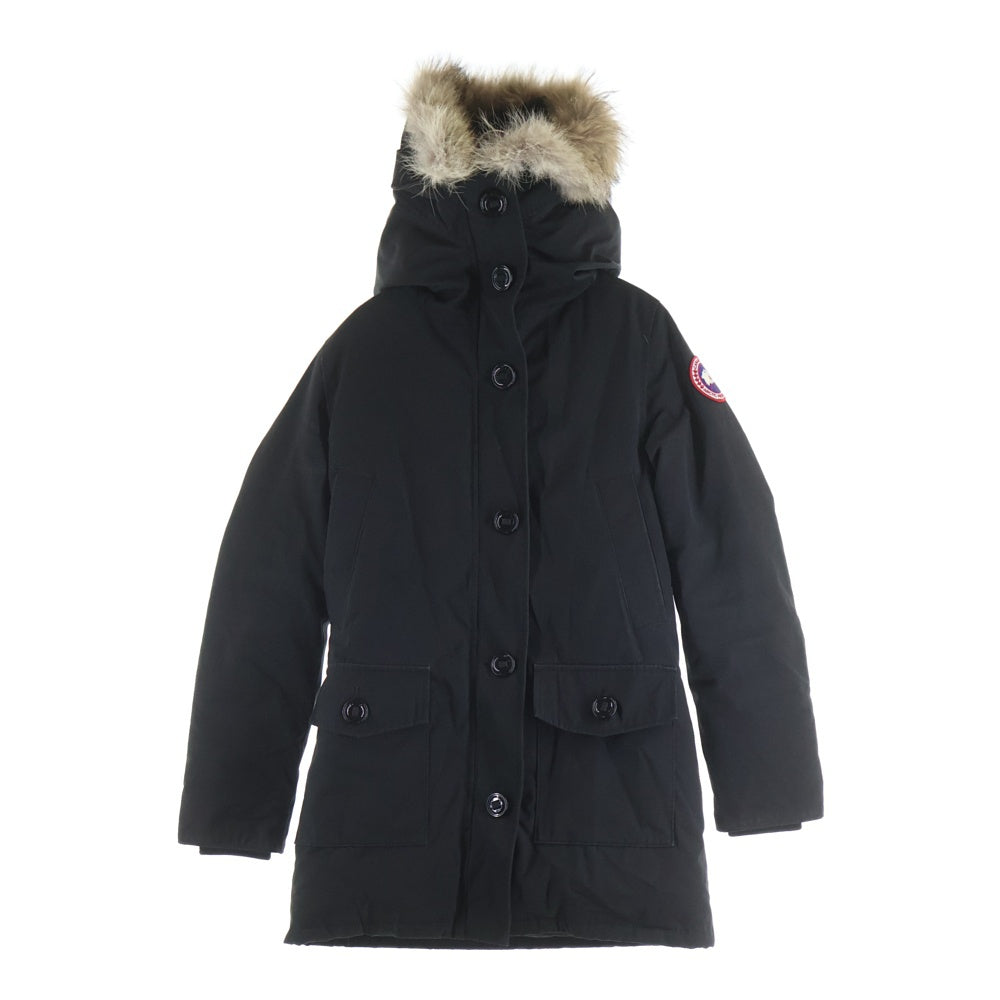 CANADA GOOSE(カナダグース) BRONTE ブロンテ ファー フーデッド ダウンジャケット レディース ブラック 2603JL