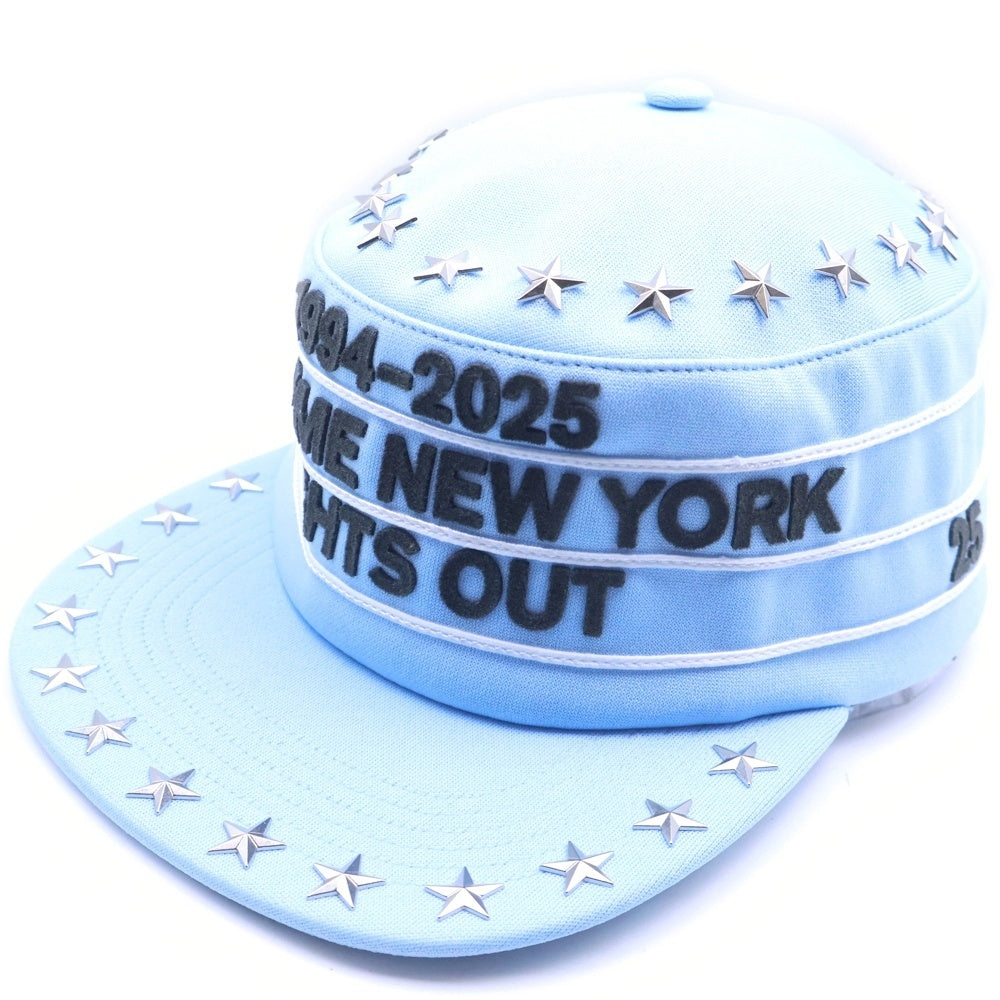 SUPREME(シュプリーム) 25AW Supreme Stars Studded Pillbox Hat スターズ スタッズ ピルボックスハット 帽子 ブルー レディース