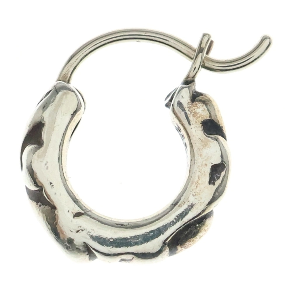 CHROME HEARTS(クロムハーツ) TNY HOOP SCRL タイニースクロールフープ シルバーピアス シルバー