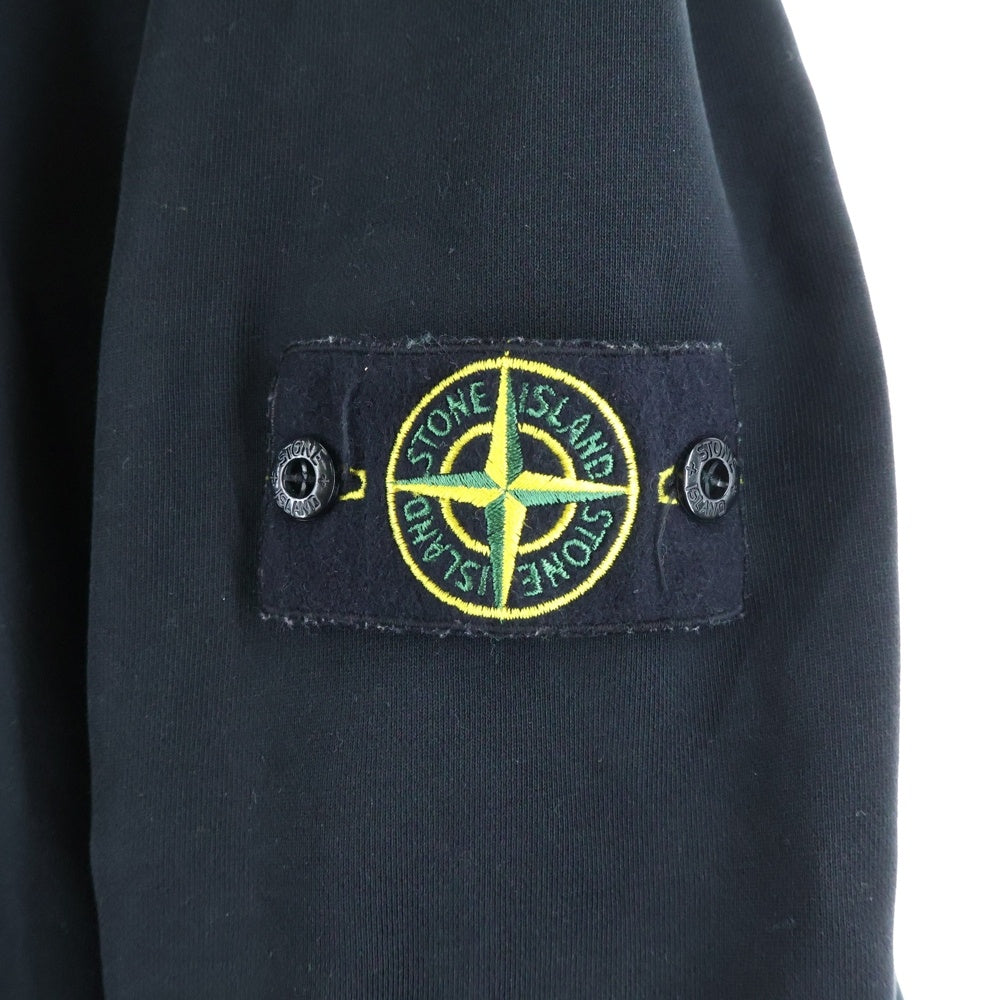 STONE ISLAND(ストーンアイランド) PULLOVERSWEAT ロゴワッペン プルオーバースウェット ブラック 721563051
