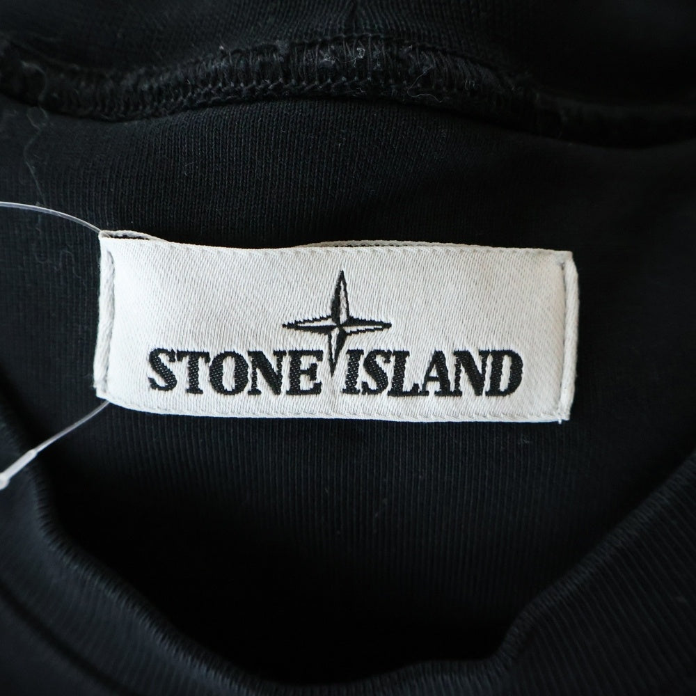 STONE ISLAND(ストーンアイランド) PULLOVERSWEAT ロゴワッペン プルオーバースウェット ブラック 721563051