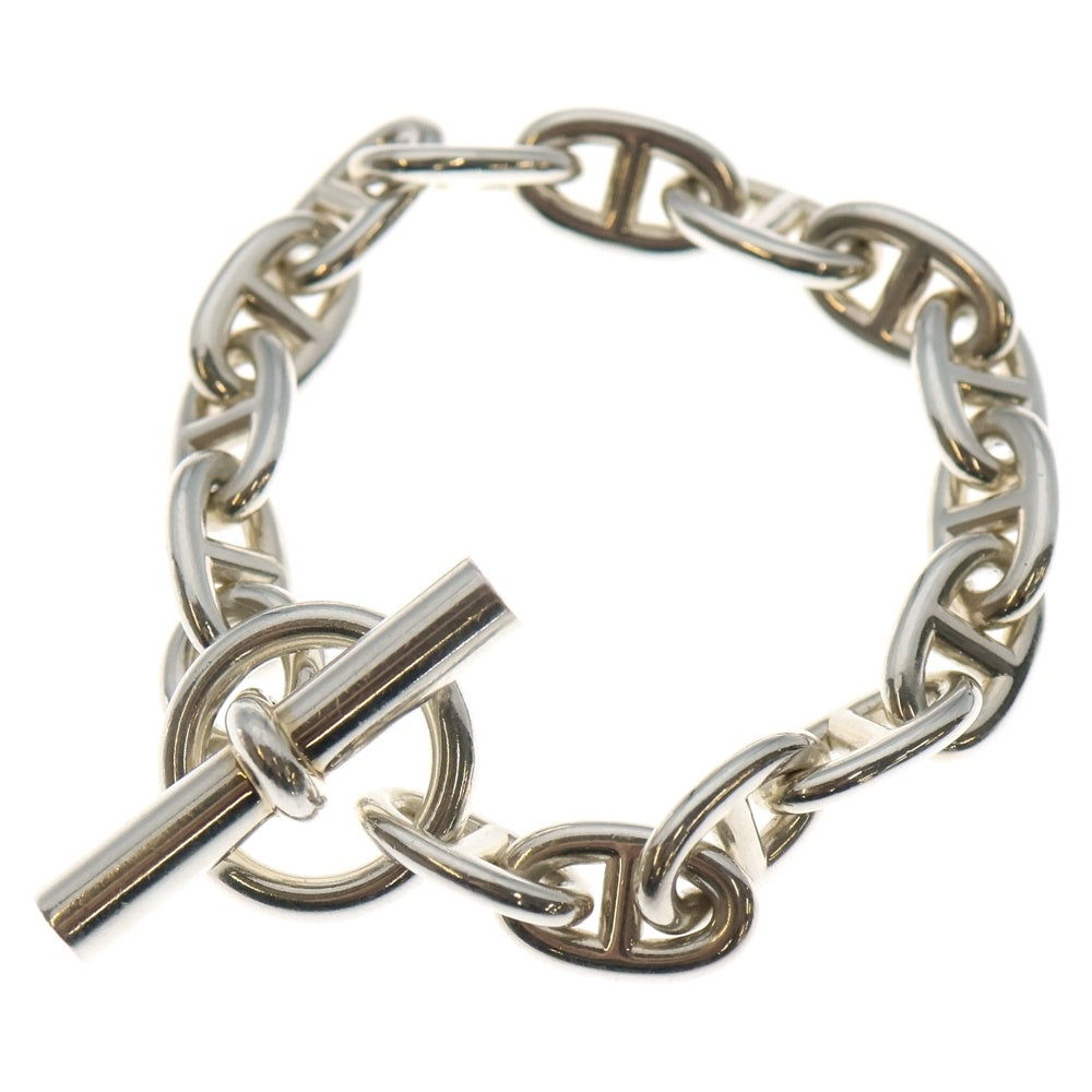HERMES(エルメス) Chaine d'Ancre MM シェーヌダンクル 15コマ チェーンブレスレット シルバー レディース