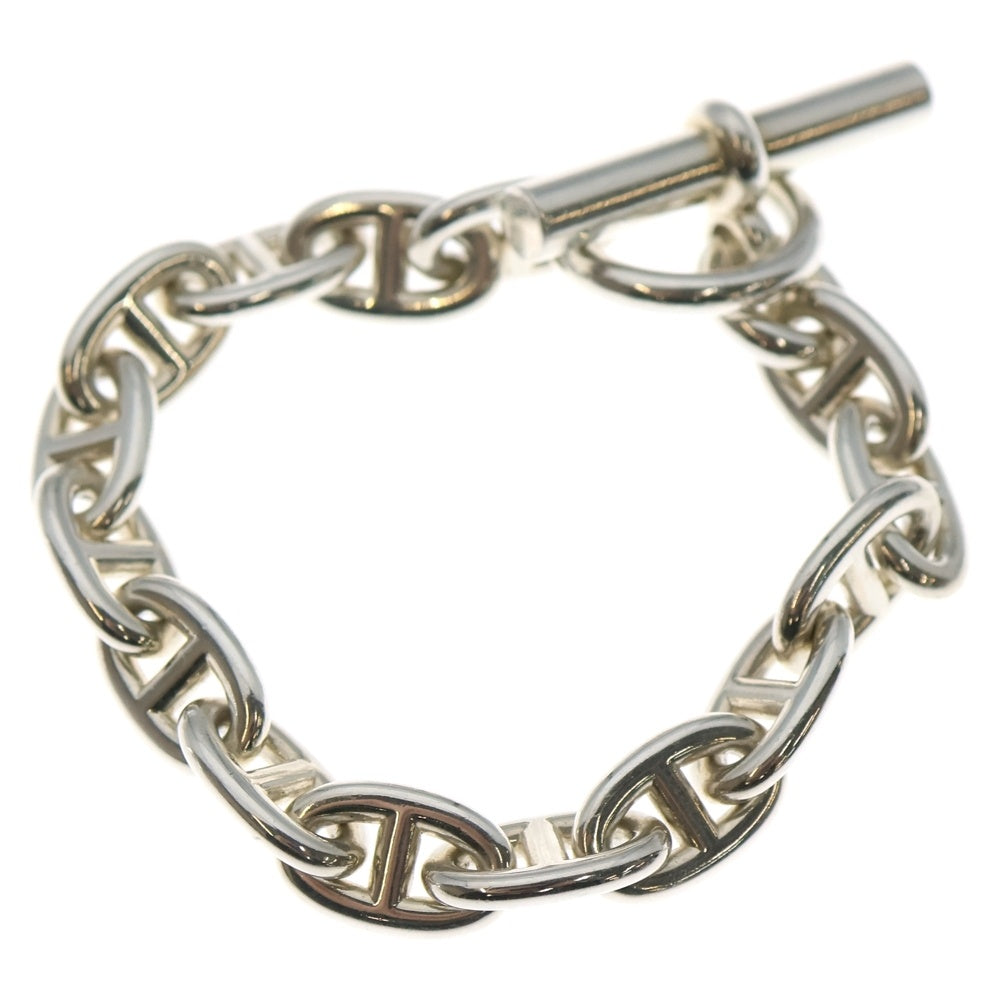 HERMES(エルメス) Chaine d'Ancre MM シェーヌダンクル 15コマ チェーンブレスレット シルバー レディース