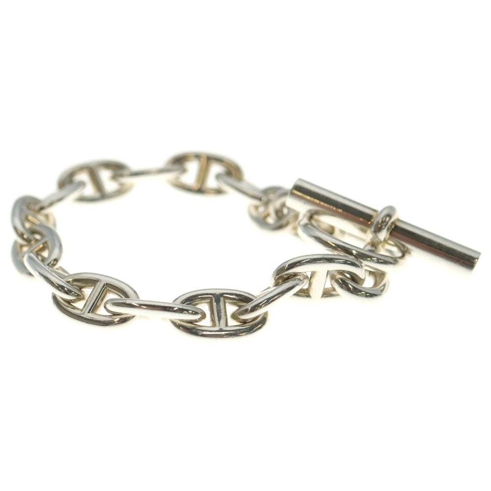 HERMES(エルメス) Chaine d'Ancre MM シェーヌダンクル 15コマ チェーンブレスレット シルバー レディース