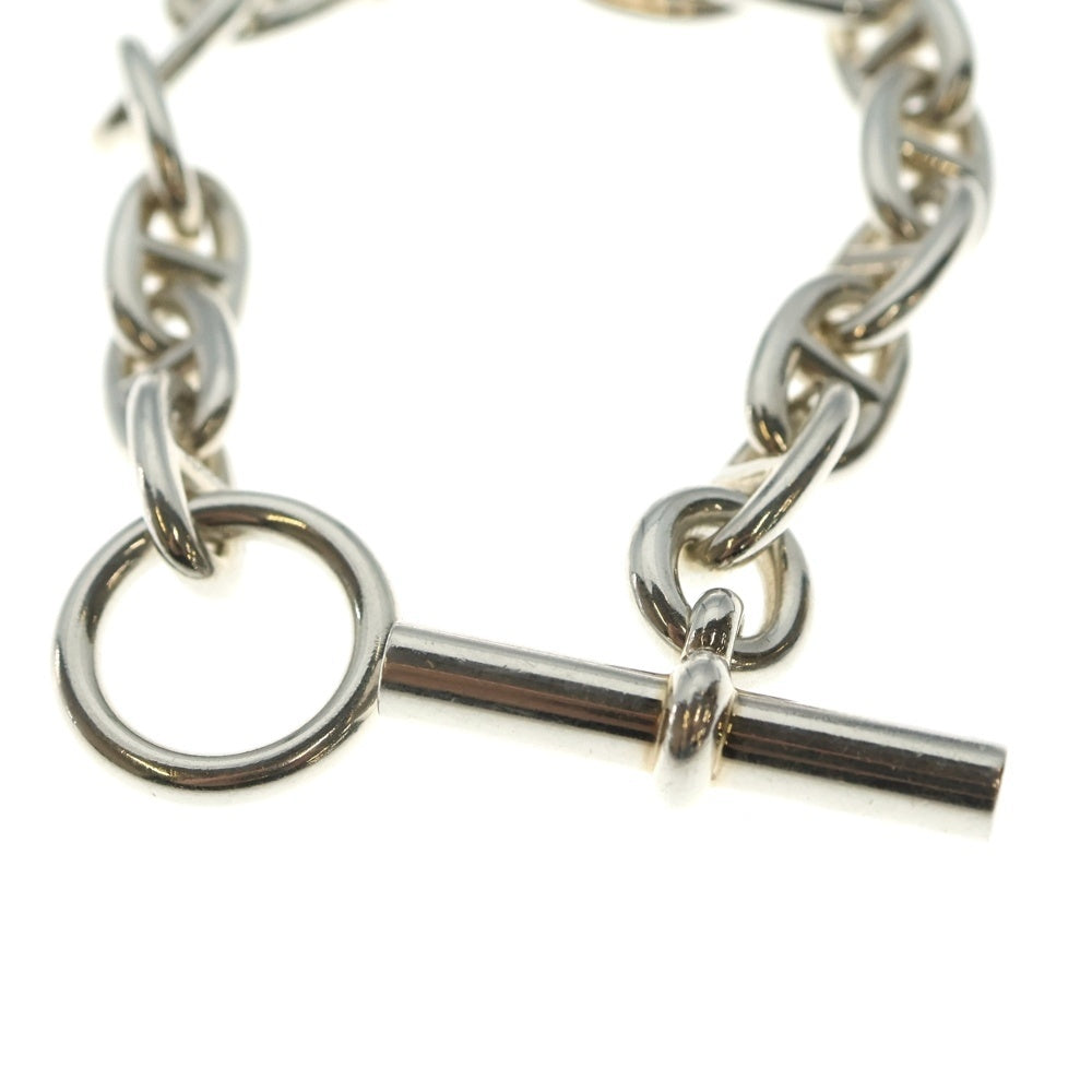 HERMES(エルメス) Chaine d'Ancre MM シェーヌダンクル 15コマ チェーンブレスレット シルバー レディース