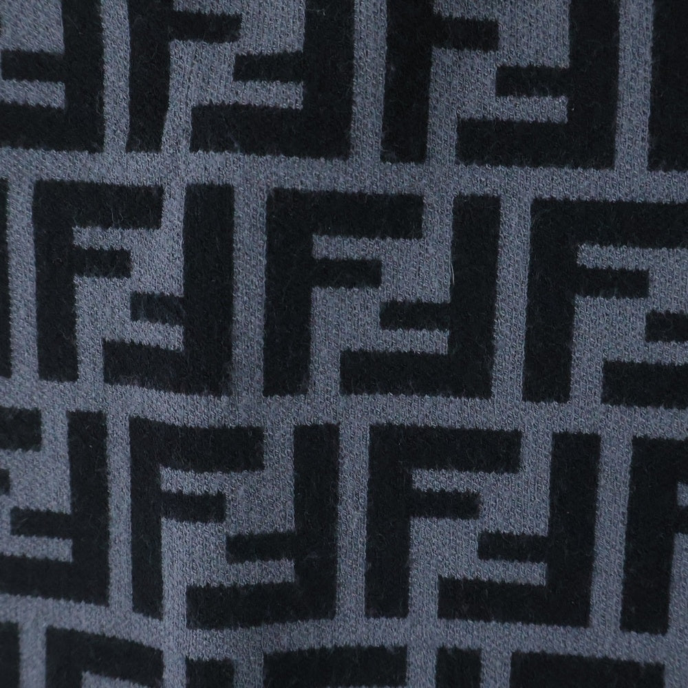 FENDI(フェンディ) FFロゴ ズッカ柄 ニットワンピース ブラック FZD753 A5QG レディース
