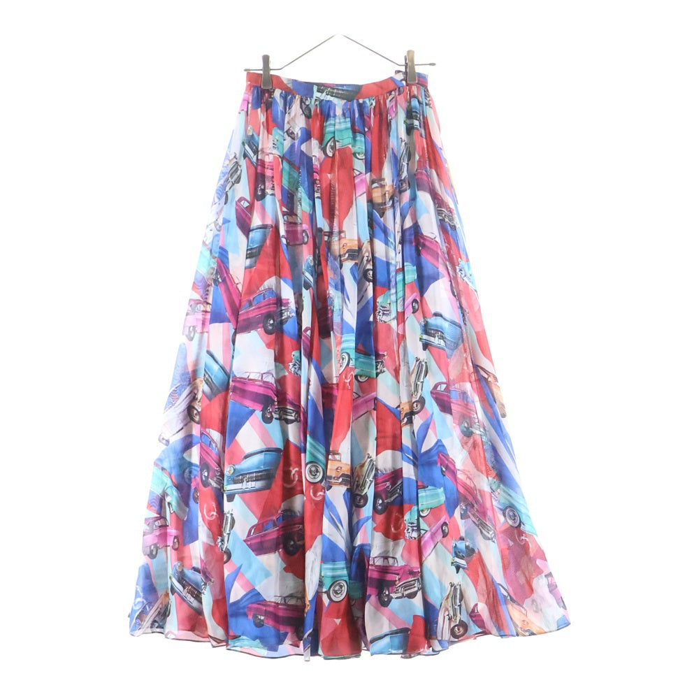 CHANEL(シャネル) 総柄 シルクスカート マルチ P55640V41843 レディース