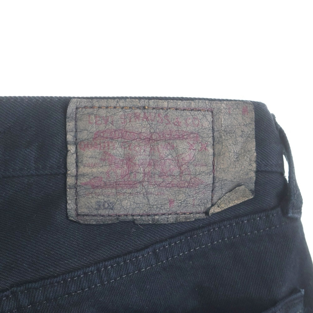 Levi's(リーバイス) 90S 501 ボタン裏247 後染め デニム パンツ ブラック 501ー0165