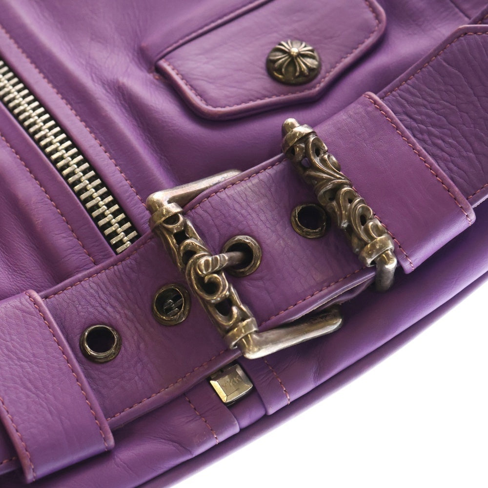 CHROME HEARTS(クロムハーツ) JJ DEAN LARGE JJディーン ラージ トートバッグ パープル レディース