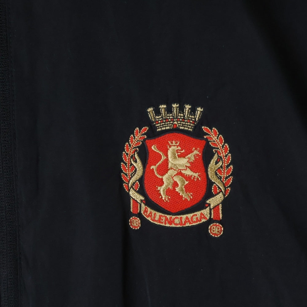 BALENCIAGA(バレンシアガ) 25AW × PUMA Tracksuit jacket プーマ トラック ジャケット ブラック/レッド 850639 TPQ38