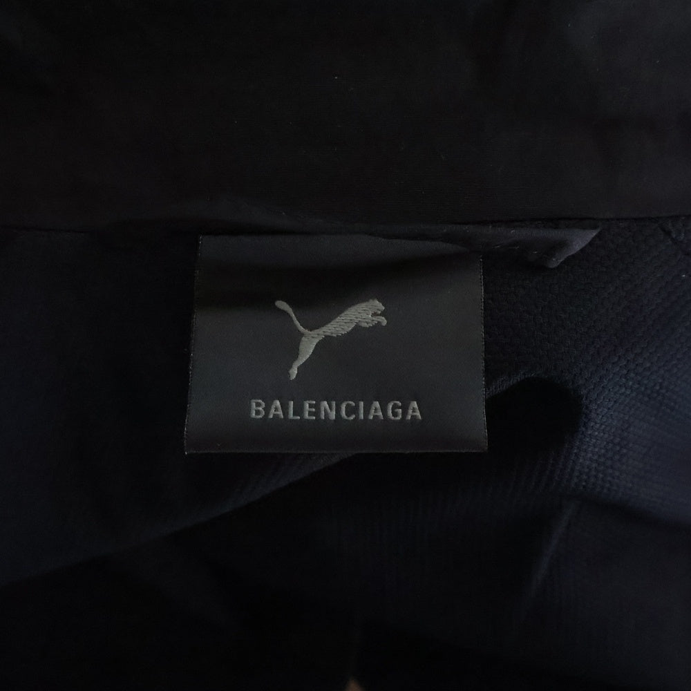 BALENCIAGA(バレンシアガ) 25AW × PUMA Tracksuit jacket プーマ トラック ジャケット ブラック/レッド 850639 TPQ38