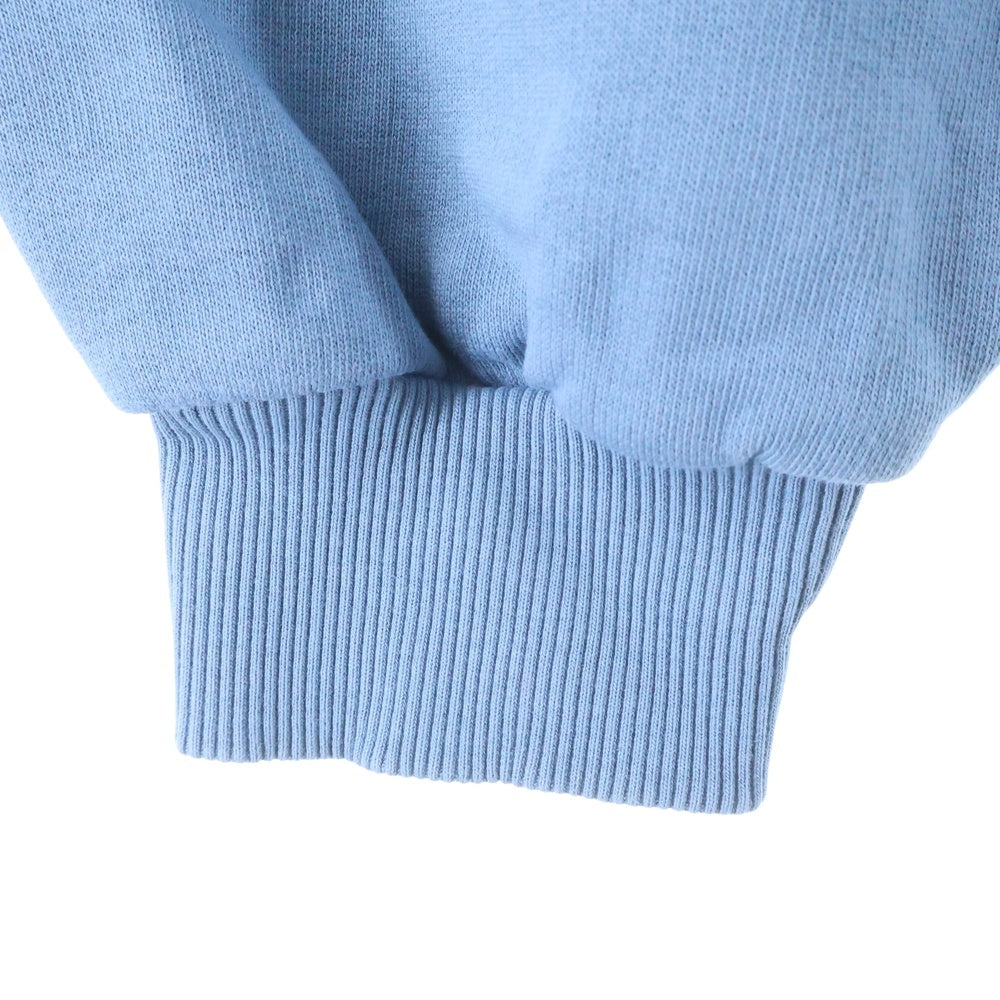 BALENCIAGA(バレンシアガ) エンブロイダリー ロゴ スウェット プルオーバー パーカー ブルー 827939 TSV01