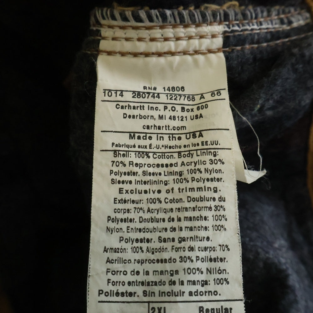 CARHARTT(カーハート) DETOROIT JACKET デトロイトジャケット ワークジャケット ブラウン