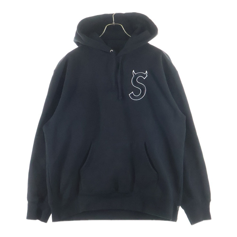 SUPREME(シュプリーム) 22AW S Logo Hooded Sweatshirt Sロゴ フーデッド プルオーバーパーカー ブラック
